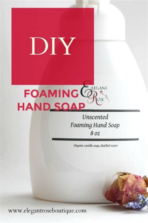 Do It Yourself Foaming Hand Soap Homemade Bath Products Diy Cleaners
