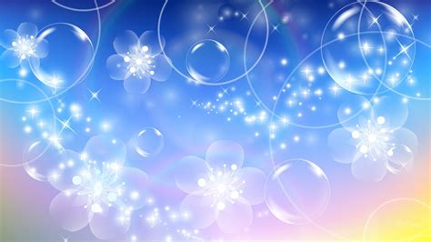 Rainbow Bubbles Blossoms Hd Desktop Wallpaper Widescreen High