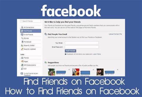 Find Friends on Facebook - How to Find Friends on Facebook - TrendEbook | Find friends on 