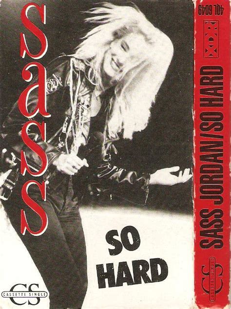 Sass Jordan So Hard Releases Reviews Credits Discogs