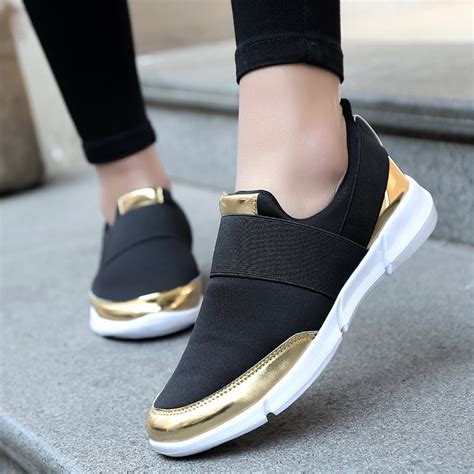 Its inner side is prepared with the wool as it gives a warm feeling to the feet. Comfortable Women Casual Shoes Bling Light Sneakers Female ...