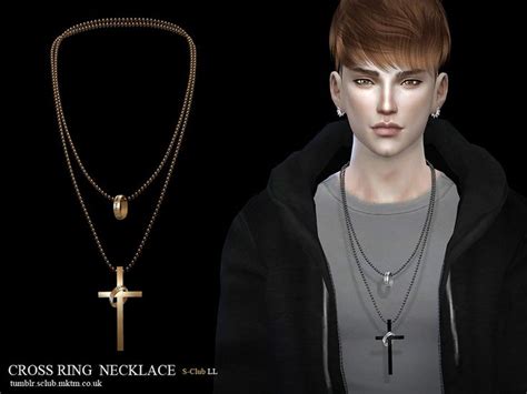 Sims 4 Necklace Cc Male Jewelry Promise