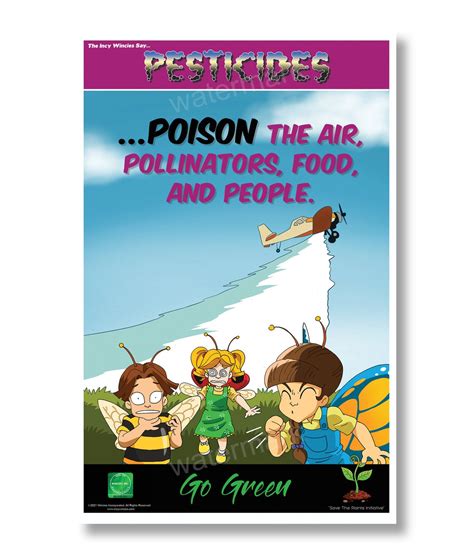Kids Environmental Posters Pesticides Poster Toxic Etsy