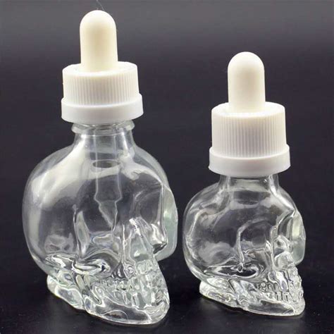 Skull Glass Dropper Bottle 30ml 500pieces Atom Enterprises
