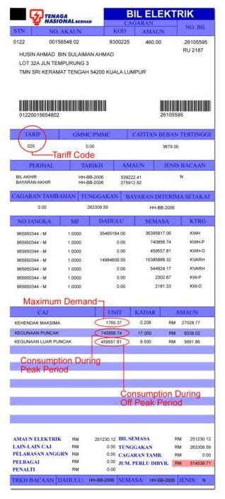 How to check tneb electricity bill amount status? Tenaga Nasional Berhad Bill Sample - Hype Malaysia