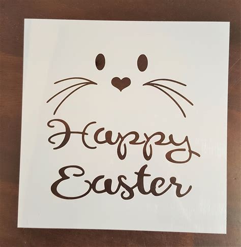 Easter Bunny Stencil Printable
