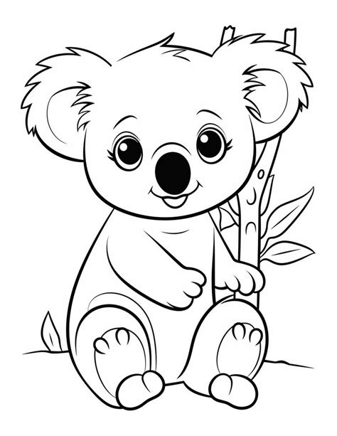 Free Koala Coloring Page For Kids Embrace The Cuteness Of Koalas
