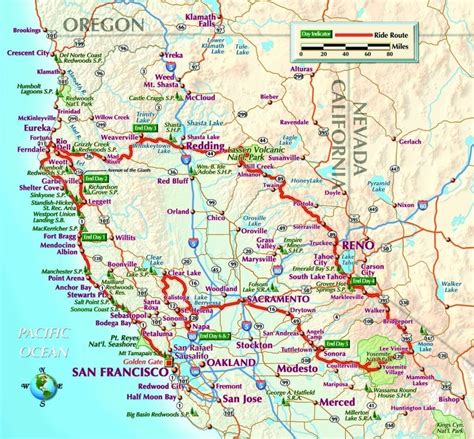 Road Map Of Oregon And California Wells Printable Map