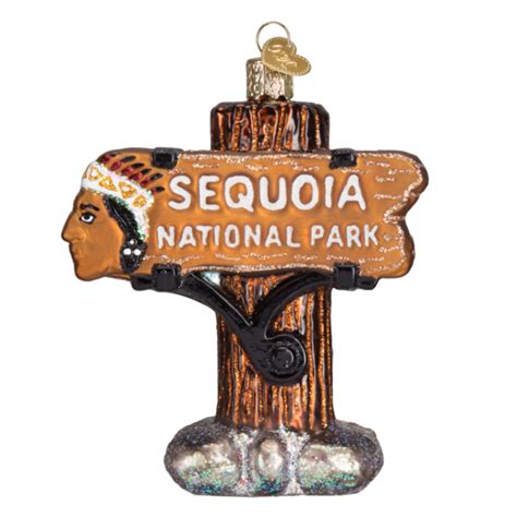 Sequoia National Park Glass Ornament Winterwood Gift Christmas Shoppes