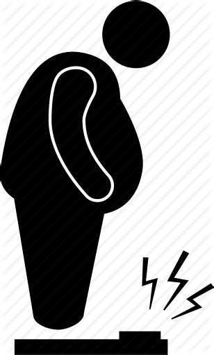 Obesity Clipart Black And White