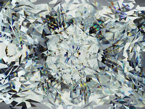 Gemstone Structure Extreme Closeup And Kaleidoscope Stock Photo Image