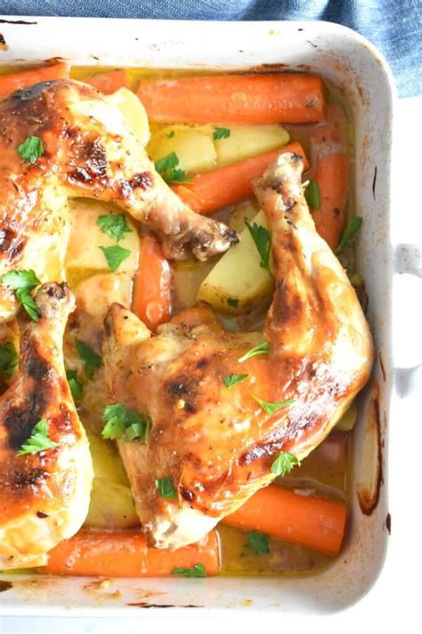 Chicken leg quarters are the perfect change of pace to your dinnertime lineup. Maple Dijon Chicken Leg Quarters Dinner - Herbs & Flour