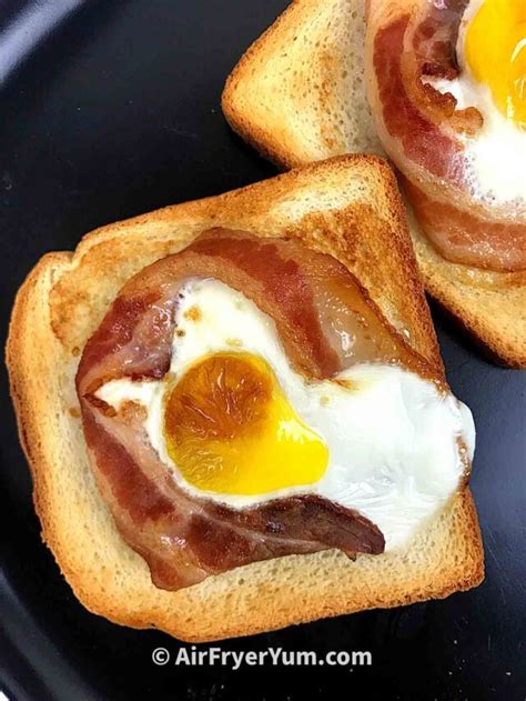 Eggs Bacon And Toast In Air Fryer Air Fryer Yum