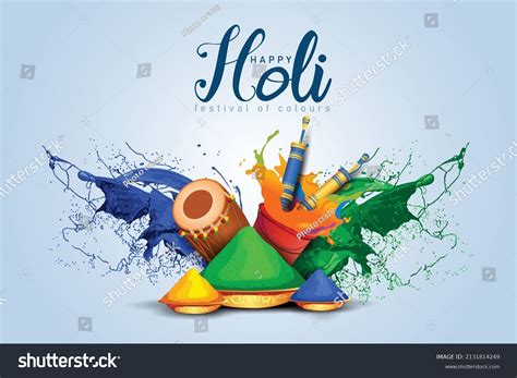 Holi Festival Design Images Stock Photos And Vectors Shutterstock