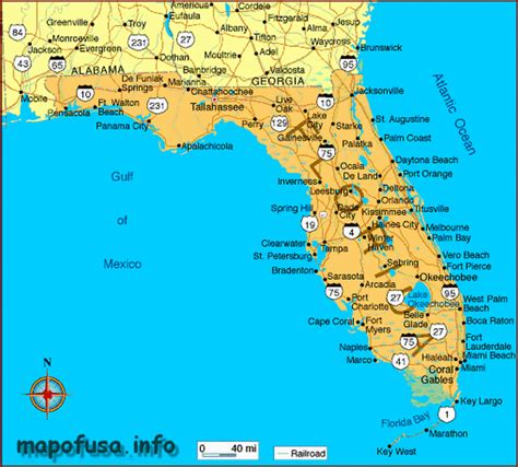 Florida State Location Map Of Us Map Of Usa World Map