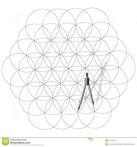 Vector illustration of kid making circle with compass. Drawing Compass Draw A Circles. Stock Photography - Image ...