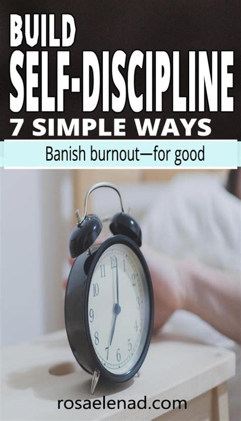 How To Develop Self Discipline 7 Simple Ways Self Discipline Discipline Self Improvement Tips