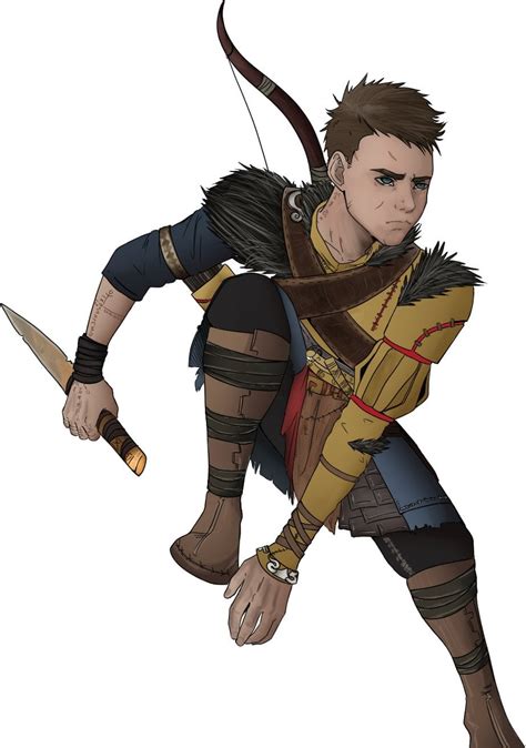 Im Drawing Our Boy Atreus And Then Im Going To Draw The Ghos Kratos