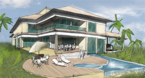 28 Collection Of Dream House Drawing Design With Color Dream House