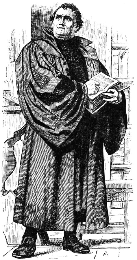 Martin luther was of german origin, born in eisleben in 1483. Martin Luther | ClipArt ETC