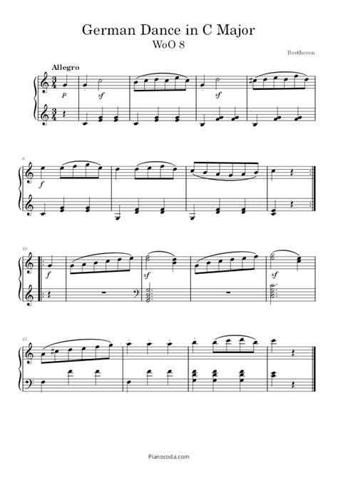 Printable Piano Sheet Music For Beginners