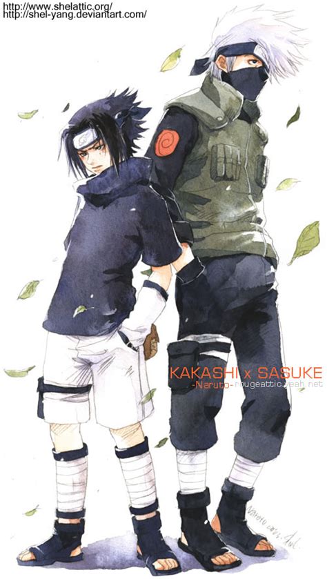 Kakashi And Sasuke Ii By Shel Yang On Deviantart