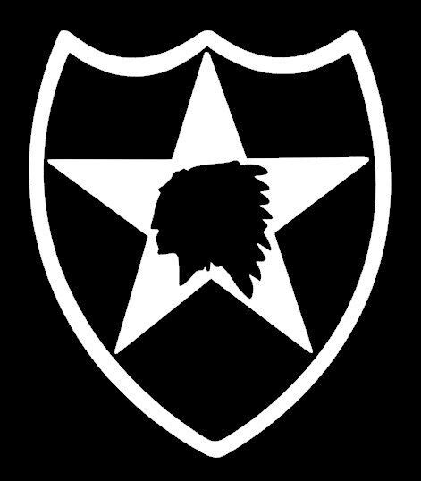 2nd Infantry Division Vinyl Window Sticker Decal 2id Indianhead