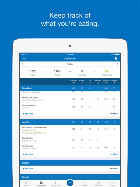 Apple recommends a variety of solutions that work well including lifesum and myfitnesspal, but ultimately a native meal logging feature and first party food database would make the health app much. Calorie Counter & Diet Tracker by MyFitnessPal on the App ...
