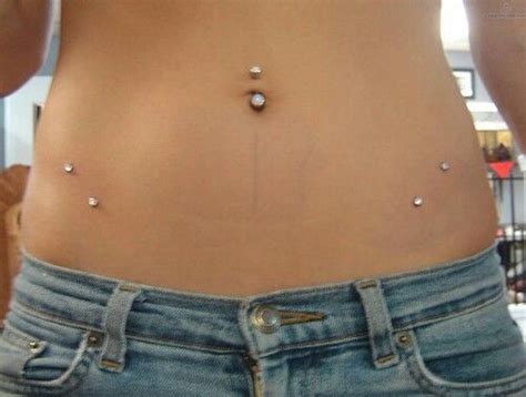 Double Hip Dermal Belly Button Piercing Dermals Hip Dermals Piercings Hip Piercings Hip