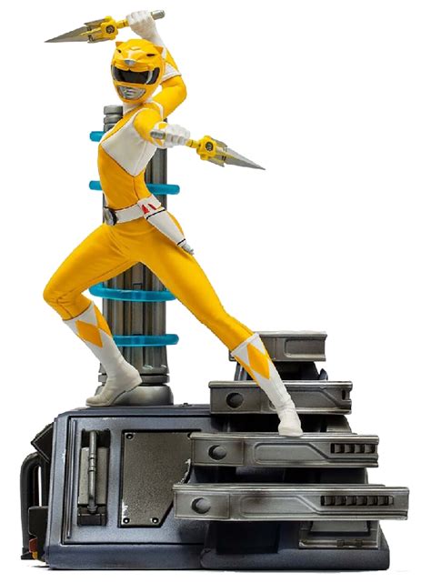 Figurina Statueta Iron Studios Bds Power Rangers Yellow Ranger