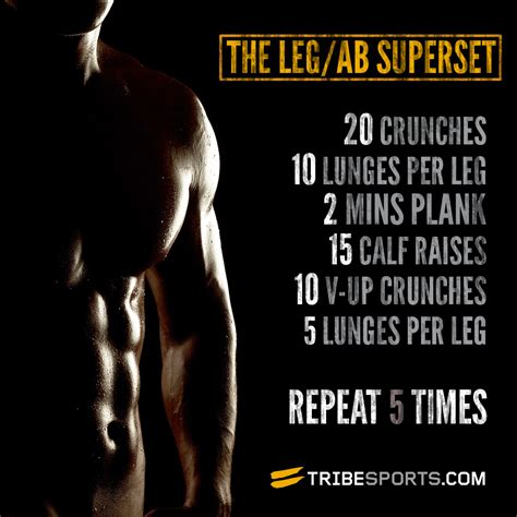 Eights And Weights Tribesports Leg Ab Superset