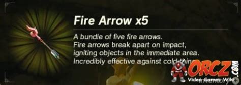How to start a fire with flint breath of the wild. Breath of the Wild: Fire Arrow - Orcz.com, The Video Games Wiki