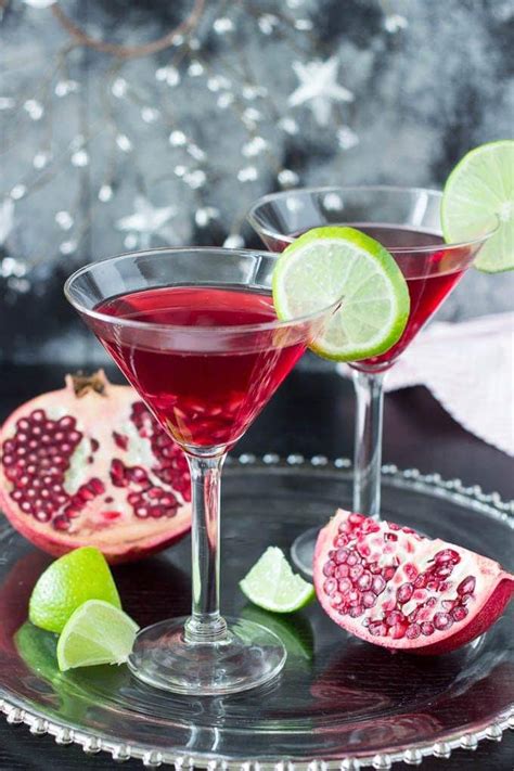 Skinny Pomegranate Martini Simple Healthy Kitchen