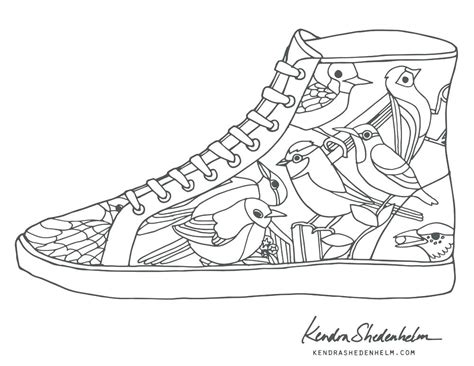 Click the download button to view. Nike Shoes Coloring Pages at GetColorings.com | Free ...