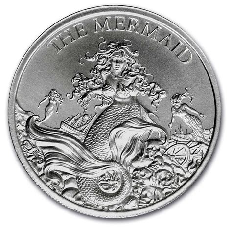 Buy 2 Oz Silver High Relief Round The Mermaid Apmex