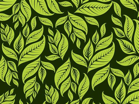 Leaves Pattern Vector Art And Graphics