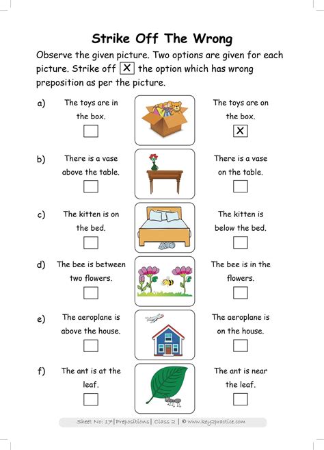 Worksheets For Grade 2 English Grammar
