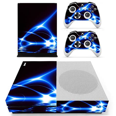 Xbox One S And Controllers Skin Sticker Abstraction Design 1