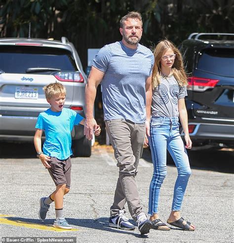 Ben Affleck Is A Doting Father As He Holds Hands With Violet 10 And Samuel