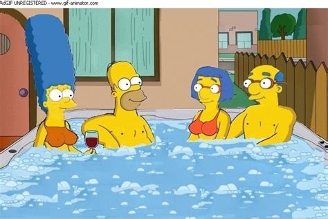 Xbooru Homer Simpson Kirk Van Houten Luann Van Houten Marge Simpson