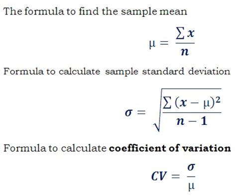 The cv or rsd is widely used in analytical chemis. Coefficient of Variation Calculator, Formula & Solved Example