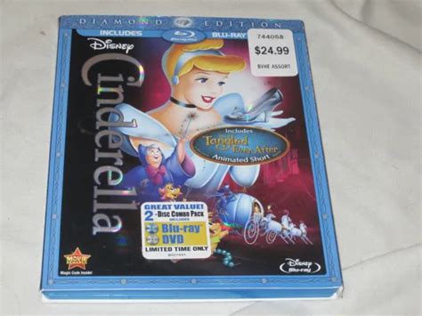 cinderella 1950 blu ray dvd walt disney diamond edition animation 7 87 picclick