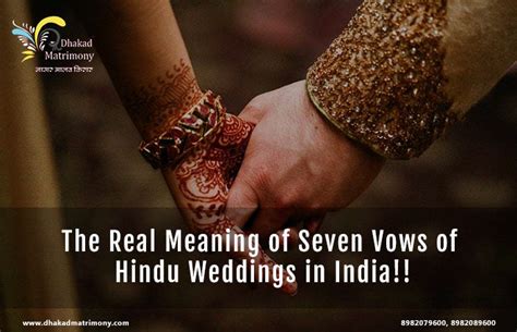 The Real Meaning Of Seven Vows Of Hindu Weddings In India By Dhakad