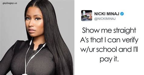 Gap Ba Gap Funny Tweet About Nicki Minaj Vs School
