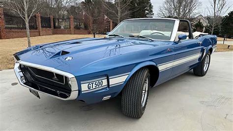 1969 Shelby Gt500 Convertible For Sale At Auction Mecum Auctions