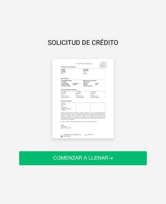 SOLICITUD DE CRÉDITO Plantilla de formulario Jotform