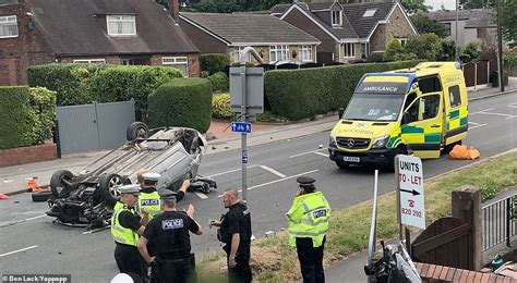 pedestrian killed by hit and run driver during police chase in horror smash in wakefield