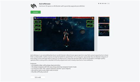 Astromenace A Free 3d Space Shooter Game Ubunlog