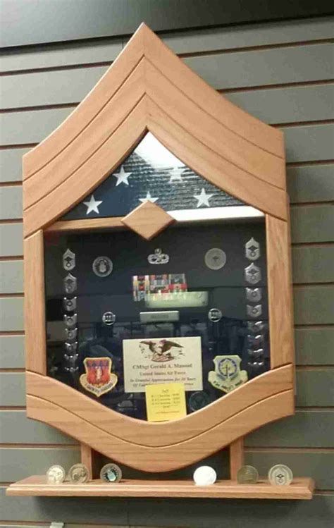 Air Force Cmsgt Shadow Box Recognitions Home Of Morgan House