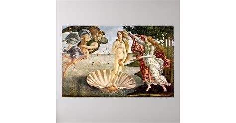 Sandro Botticelli Birth Of Venus Poster Zazzle